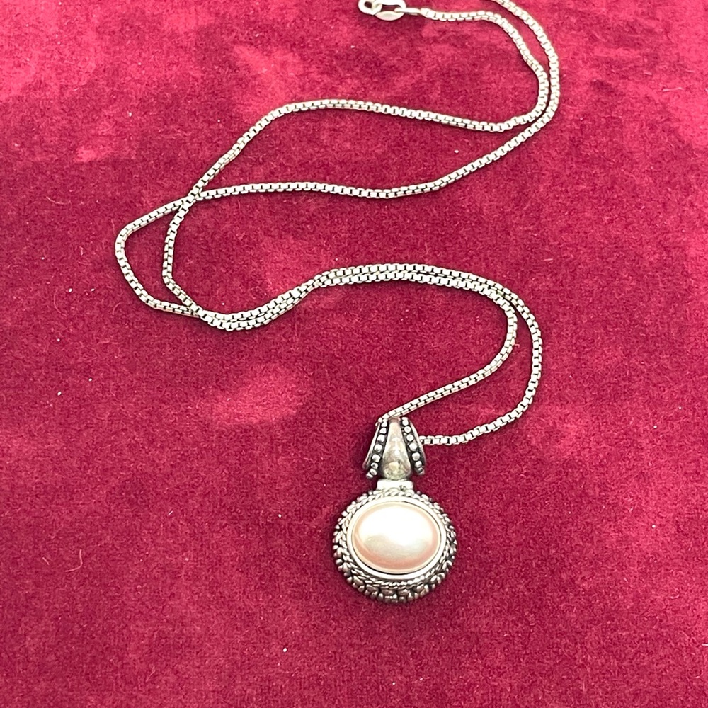 Sterling Thai Pearl Necklace